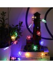 Snowflake Garland 1M 3M 6M LED Light dekoracje ślubne Mariage dla domu wystrój na święta bożego narodzenia nowy rok Baby Shower 