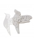 50 sztuk/paczka biały Humming Birds stół weselny nazwa karteczki z miejscem lampka do wina Party Decor 87933
