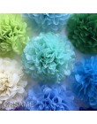 10 sztuk 10 "/bibuła 25cm pompony kule kwiatowe ślubne chusteczki na imprezę papierowe pompony Wedding party ozdobne statki kwia