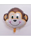 6 sztuk/partia Mini balony foliowe z główką zwierzęcą nadmuchiwany balon dekoracje na przyjęcia urodzinowe dla dzieci baby showe