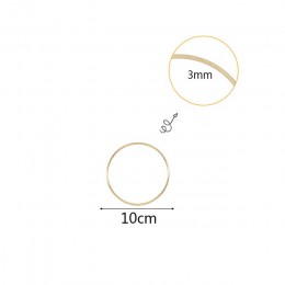 1 sztuk 10-40cm żelaza złoty metal pierścień przenośny Garland Baby Shower panna młoda wieniec kwiatów ręcznie robione kwiaty Ca