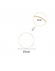1 sztuk 10-40cm żelaza złoty metal pierścień przenośny Garland Baby Shower panna młoda wieniec kwiatów ręcznie robione kwiaty Ca