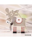 Nowy rok 2020 drewniane ozdoby świąteczne boże narodzenie drzewo DIY wystrój drewno łosia wisiorek Noel boże narodzenie dekoracj