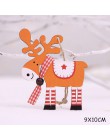 Nowy rok 2020 drewniane ozdoby świąteczne boże narodzenie drzewo DIY wystrój drewno łosia wisiorek Noel boże narodzenie dekoracj