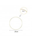 1 sztuk 10-40cm żelaza złoty metal pierścień przenośny Garland Baby Shower panna młoda wieniec kwiatów ręcznie robione kwiaty Ca
