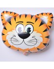 6 sztuk/partia Mini balony foliowe z główką zwierzęcą nadmuchiwany balon dekoracje na przyjęcia urodzinowe dla dzieci baby showe