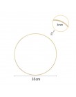1 sztuk 10-40cm żelaza złoty metal pierścień przenośny Garland Baby Shower panna młoda wieniec kwiatów ręcznie robione kwiaty Ca