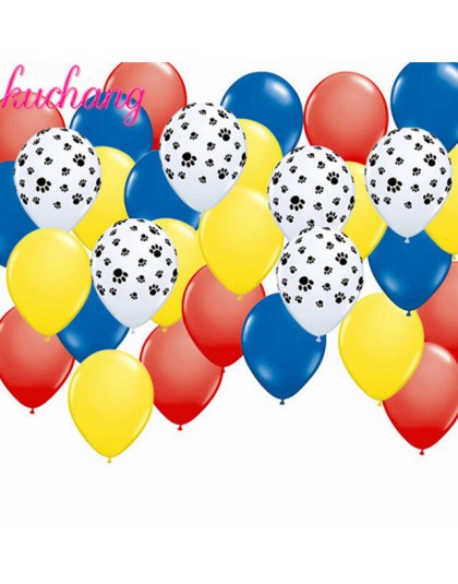 40 sztuk Mix 2.3g zwierzęta pies łapa lateksowe balony zwierząt dekoracja imprezy tematycznej dzieci klasyczne zabawki Globos he