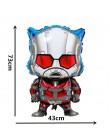 1pc Avengers balon foliowy Superhero balon z helem Spiderman Batman balon materiały urodzinowe dla dzieci