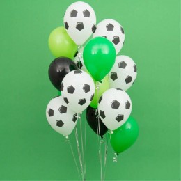 13 sztuk piłka nożna balony z motywem piłki nożnej strona lateksowa folia helem Air Ballon chłopcy urodziny zabawki do gry Event