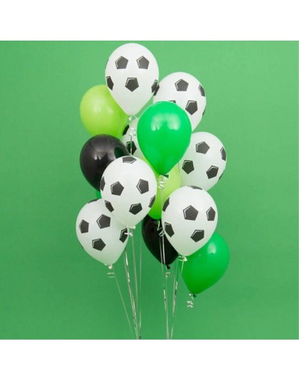 13 sztuk piłka nożna balony z motywem piłki nożnej strona lateksowa folia helem Air Ballon chłopcy urodziny zabawki do gry Event