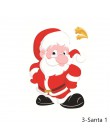 Boże narodzenie zdejmowane okno szklana naklejka ozdoby choinkowe dla domu Santa Snowman Navidad 2019 Natal Noel nowy rok 2020 p
