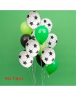 13 sztuk piłka nożna balony z motywem piłki nożnej strona lateksowa folia helem Air Ballon chłopcy urodziny zabawki do gry Event