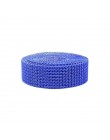 2 stoczni 4CM złoto srebro DIY diamentowa siatka Rhinestone okłady wstążka kryształowa rolka wykończenia Sparkle siateczkowy do 