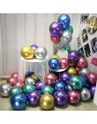 10/20 sztuk 5 Cal złoto srebro metalowe lateksowe balony metalowe chromowane balon dekoracje ślubne materiały urodzinowe