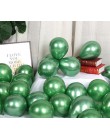 10/20 sztuk 5 Cal złoto srebro metalowe lateksowe balony metalowe chromowane balon dekoracje ślubne materiały urodzinowe