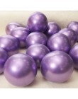 10/20 sztuk 5 Cal złoto srebro metalowe lateksowe balony metalowe chromowane balon dekoracje ślubne materiały urodzinowe