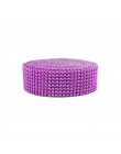 2 stoczni 4CM złoto srebro DIY diamentowa siatka Rhinestone okłady wstążka kryształowa rolka wykończenia Sparkle siateczkowy do 