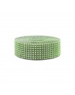 2 stoczni 4CM złoto srebro DIY diamentowa siatka Rhinestone okłady wstążka kryształowa rolka wykończenia Sparkle siateczkowy do 