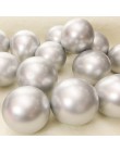 10/20 sztuk 5 Cal złoto srebro metalowe lateksowe balony metalowe chromowane balon dekoracje ślubne materiały urodzinowe