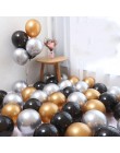 10/20 sztuk 5 Cal złoto srebro metalowe lateksowe balony metalowe chromowane balon dekoracje ślubne materiały urodzinowe