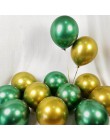 10/20 sztuk 5 Cal złoto srebro metalowe lateksowe balony metalowe chromowane balon dekoracje ślubne materiały urodzinowe