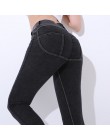 NORMOV 2019 moda kobiety seksowne dżinsy niskiej talii elastyczne Skinny legginsy push up Jeans Casual fałszywe kieszenie przyci