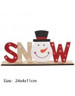 Nowy rok 2020 drewniane ozdoby świąteczne boże narodzenie drzewo DIY wystrój drewno łosia wisiorek Noel boże narodzenie dekoracj