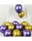 10/20 sztuk 5 Cal złoto srebro metalowe lateksowe balony metalowe chromowane balon dekoracje ślubne materiały urodzinowe
