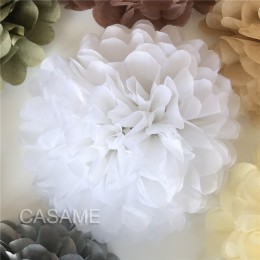 10 sztuk 10 "/bibuła 25cm pompony kule kwiatowe ślubne chusteczki na imprezę papierowe pompony Wedding party ozdobne statki kwia