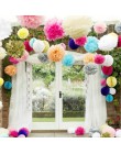 10 sztuk 10 "/bibuła 25cm pompony kule kwiatowe ślubne chusteczki na imprezę papierowe pompony Wedding party ozdobne statki kwia