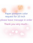 10 sztuk 10 "/bibuła 25cm pompony kule kwiatowe ślubne chusteczki na imprezę papierowe pompony Wedding party ozdobne statki kwia