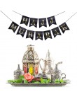 Złoto srebro Eid mubarak Banner Ramadan Kareem baner dekoracyjny trznadel islamski muzułmanin Eid al-fitr hajj mubarak Party Fav