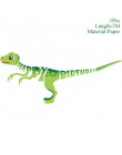 Taoup banery urodzinowe dinozaur Party Decor Baby Shower chłopcy dekoracje na imprezę urodzinową dla dzieci impreza w stylu Safa