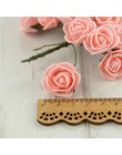 144 sztuk/partia Mini Multicolor pe róża bukiet sztucznych piankowych róż ślub Home Decoration Scrapbooking DIY wieniec sztuczny