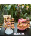 Drewniana ściana trzyma tablice pączków stoją wiszące pączki stół akcesoria do dekoracji ślubnych Baby Shower Kids dekoracje na 