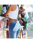 NORMOV 2019 moda kobiety seksowne dżinsy niskiej talii elastyczne Skinny legginsy push up Jeans Casual fałszywe kieszenie przyci