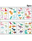 Taoup banery urodzinowe dinozaur Party Decor Baby Shower chłopcy dekoracje na imprezę urodzinową dla dzieci impreza w stylu Safa