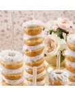 Drewniana ściana trzyma tablice pączków stoją wiszące pączki stół akcesoria do dekoracji ślubnych Baby Shower Kids dekoracje na 