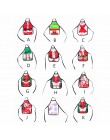 Ozdoby choinkowe dla domu święty mikołaj butelka wina fartuch skarpeta prezentowa z bałwanem posiadacze Xmas Noel dekoracja świą