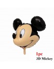 Minnie głowa myszki mickey foliowe pionowe balony helem kreskówka myszka miki balony dekoracje na imprezę urodzinową Baby Shower
