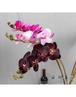 1 Stem Real Touch Latex sztuczna ćma orchidea motyl kwiat orchidei dla nowego domu dekoracje weselne F472