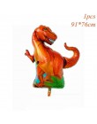 Taoup banery urodzinowe dinozaur Party Decor Baby Shower chłopcy dekoracje na imprezę urodzinową dla dzieci impreza w stylu Safa