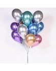 10 sztuk 5/10 cala chromowane metalowe lateksowe balony błyszczące metalowe Globos nadmuchiwany balon wypełniony helem dekoracja
