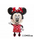 Folia Mickey Mouse balony Giant Minnie balon Mickey Theme dekoracja urodzinowa dla dzieci zabawki z kreskówek Baby shower globos