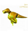 Taoup banery urodzinowe dinozaur Party Decor Baby Shower chłopcy dekoracje na imprezę urodzinową dla dzieci impreza w stylu Safa