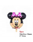 Minnie głowa myszki mickey foliowe pionowe balony helem kreskówka myszka miki balony dekoracje na imprezę urodzinową Baby Shower
