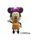 Folia Mickey Mouse balony Giant Minnie balon Mickey Theme dekoracja urodzinowa dla dzieci zabawki z kreskówek Baby shower globos