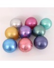 10 sztuk 5/10 cala chromowane metalowe lateksowe balony błyszczące metalowe Globos nadmuchiwany balon wypełniony helem dekoracja