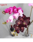 1 Stem Real Touch Latex sztuczna ćma orchidea motyl kwiat orchidei dla nowego domu dekoracje weselne F472